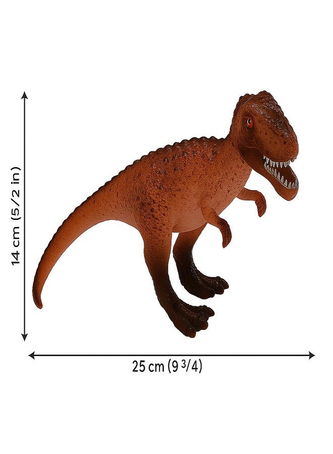 DTR Creation Tyrannosaurus Rex Dinosaur Toy for Kids - 26cm Brown Soft & Realistic Design | Educational Toy for Boys & Girls | Imaginative Play Figure - Image 4
